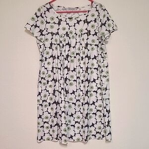 Misslook, L, Green and White dress
